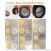 FashionMall Stainless Steel Cookie Press Gun Set Biscuit Press Tools with 13 Cookie Disc Shapes 8 Icing Tips - B0785NX41G